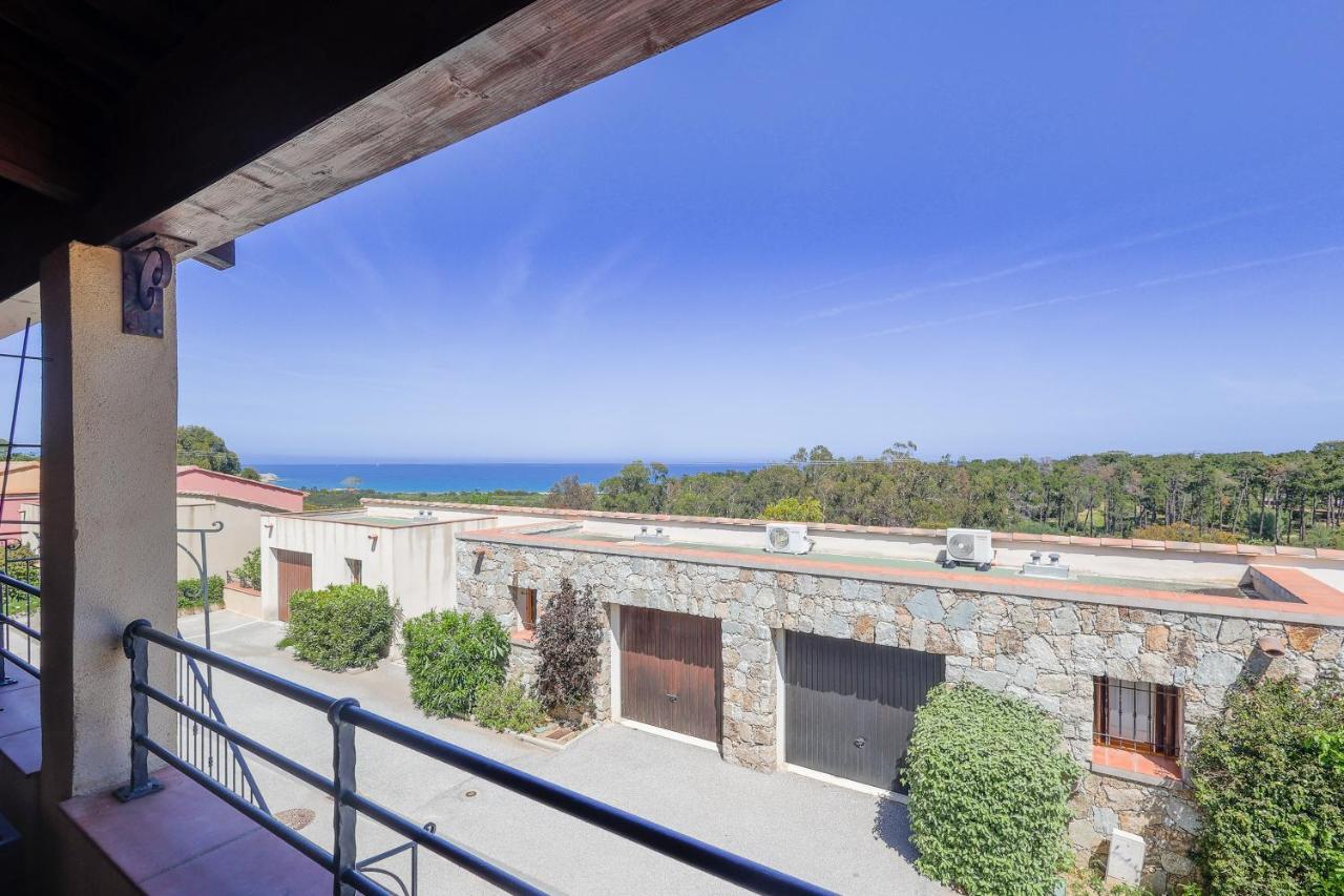 Capra Scorsa - Appt Vue Mer Et Piscine Partagee Belgodère Exterior foto